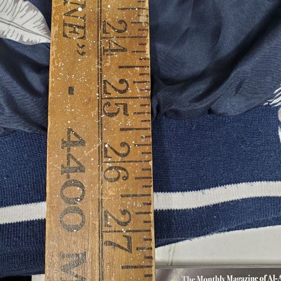 Sovereign Code Satin Nylon Full Zip Bomber Windbreaker Jacket Mens Large - Picture 14 of 16